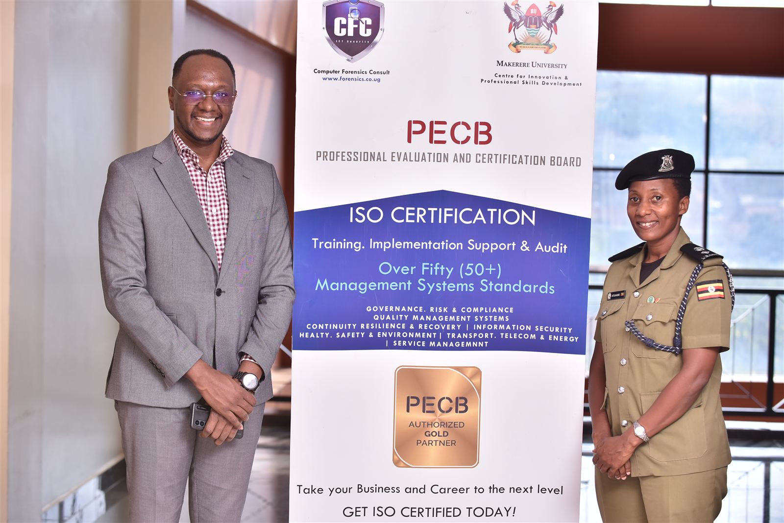 Uganda Police Force ISO 17025 forensic lab team, 2023